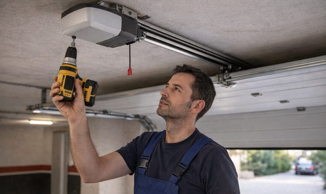 Sistema automático de apertura de puerta de garaje