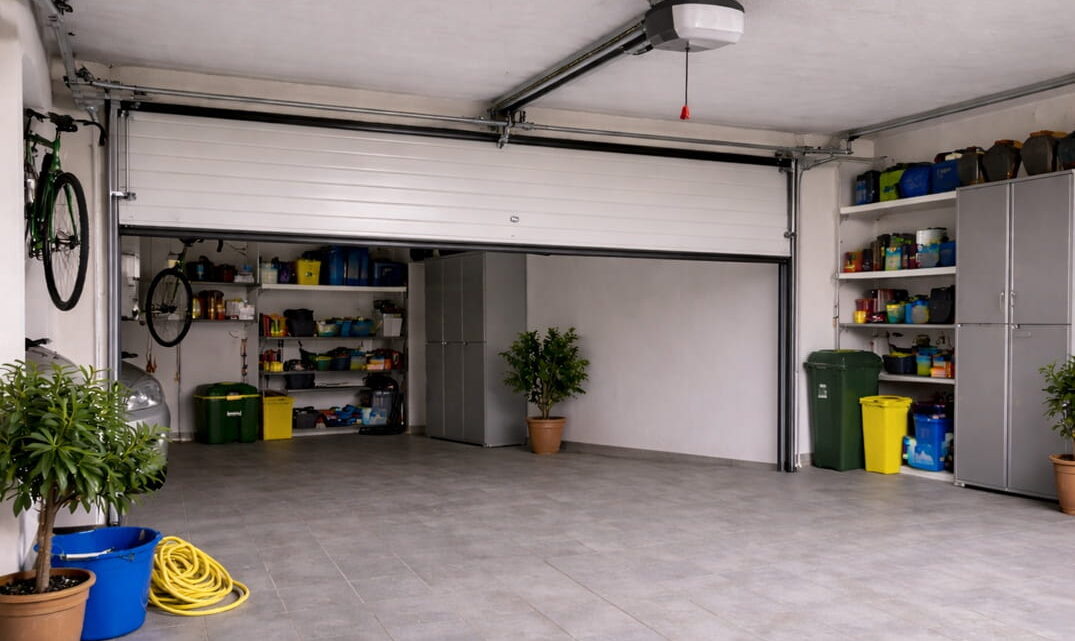 Puerta automática de garaje comunitario en Campanar Valencia