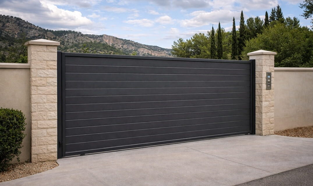 Puerta de garaje en vivienda residencial de Manises Valencia
