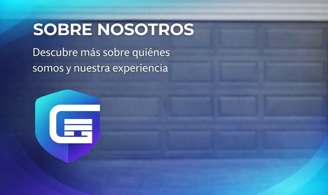 Puerta de garaje en vivienda residencial en Valencia representando empresa de reparación de puertas